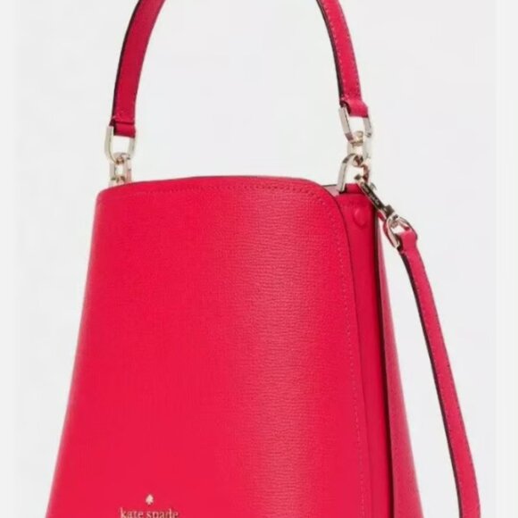 Kate Spade Darcy Small Bucket Bag In Bikini Pink - Picture 2 of 11
